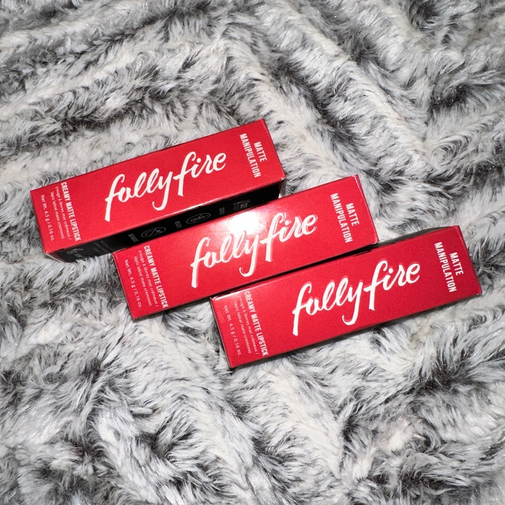 FOLLY FIRE MATTE LIPSTICK 3set